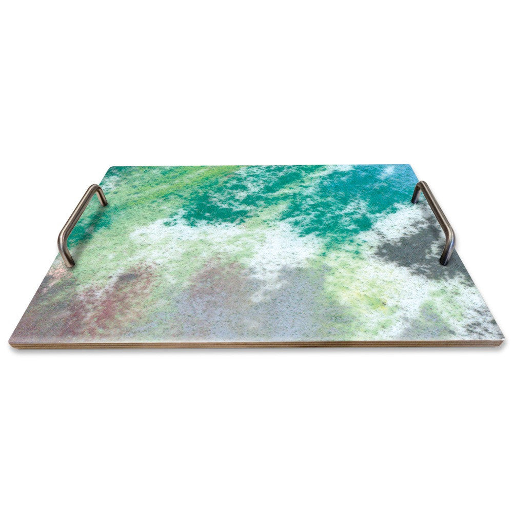 GREEN PASTEL SERVING TRAY