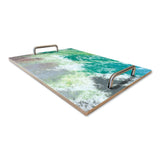 GREEN PASTEL SERVING TRAY