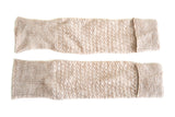 HAND-KNIT OATMEAL LEG/ARM WARMER