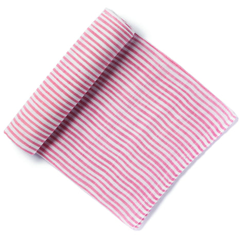 PINK STRIPE SWADDLE
