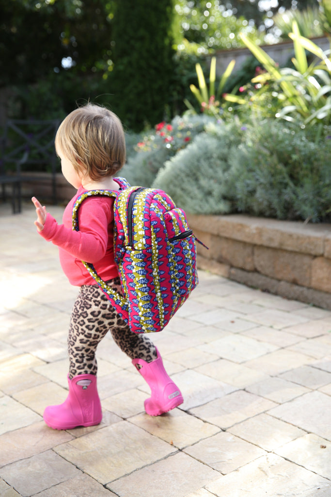 KOBINA MINI PACK IN PINK GREEN MULTI PRINT