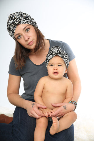 FOLIOLE TOP KNOT TURBAN